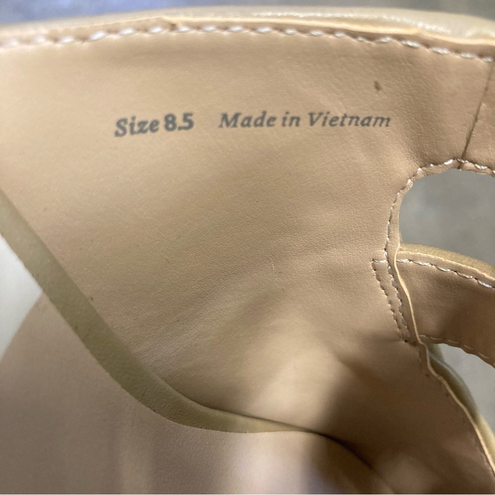 Dolce Vita Haydee Double Buckle Mary Jane Mule Tan Suede Size 8.5 - Picture 8 of 8